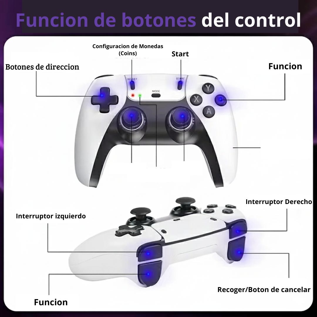 Consola Game Stick Play Station 5 con +20000 juegos